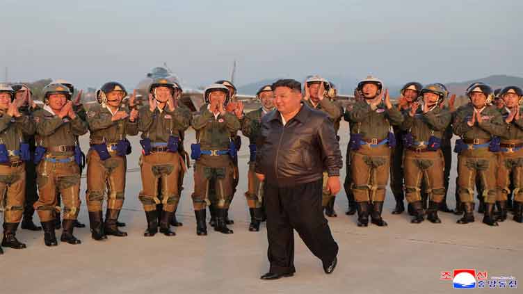 North Korea's Kim Jong Un oversees air drills, calls for stepped-up war preparation