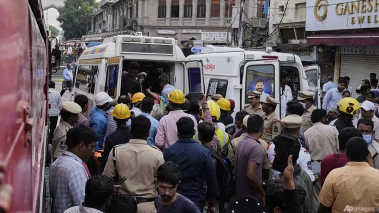 Fire in India's Hyderabad kills at least 17 people
