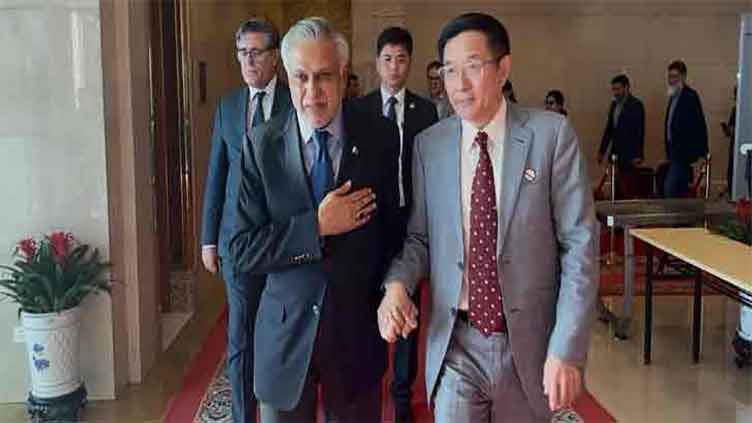 DPM Ishaq Dar reaches China as Pakistan steps up diplomatic efforts