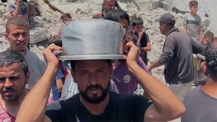 Dunya News 'Our children are dying slowly,' says Gazan father grappling with hunger