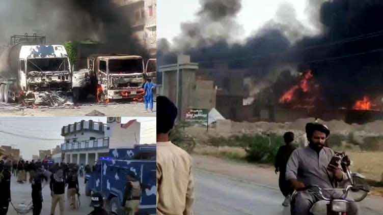 Canal protesters torch Sindh Home Minister's residence in Naushahro Feroze