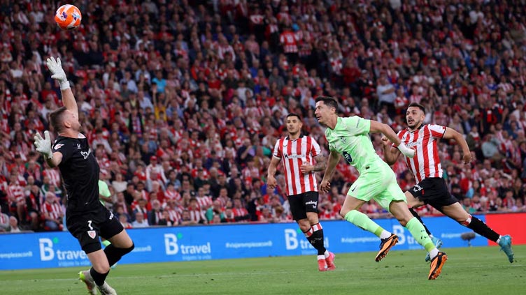Lewandowski brace ensures victorious end to Barcelona's season in Bilbao