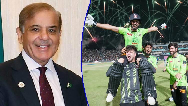 PM congratulates Lahore Qalandars on winning PSL 10 title