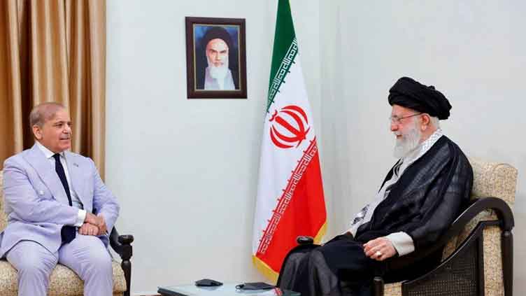 PM Shehbaz vows to expand ties with Iran during meeting with Khamenei