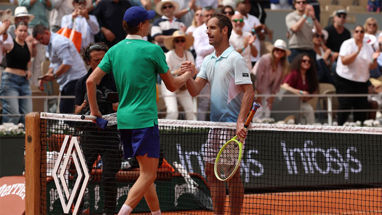 'Perfect end': Sinner brings curtain down on Gasquet at French Open