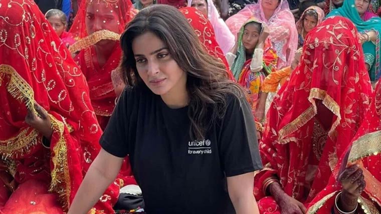 صبا قمر یونیسف کی چائلڈ میرج کے خلاف آگاہی مہم میں سرگرم