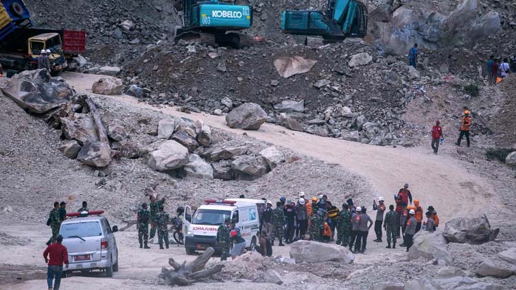 Rock collapse at Indonesia quarry kills at least 10 people