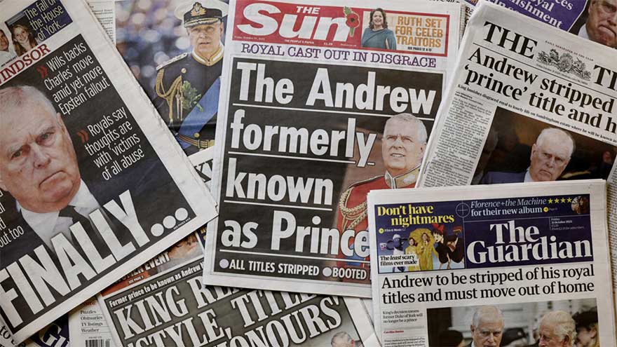 From adored prince to outcast, Andrew's years-long fall from grace