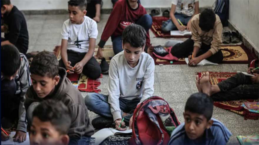 Gaza school children return to class after two years of deadly Israeli war: report