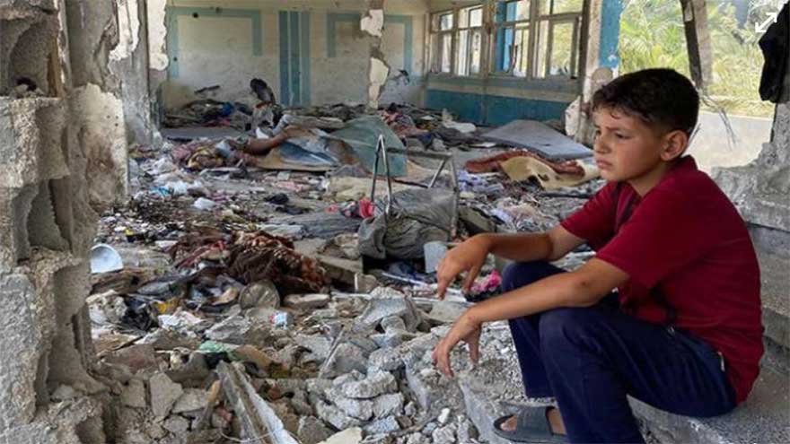 Gaza school children return to class after two years of deadly Israeli war: report