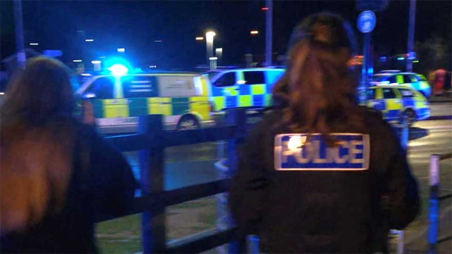 UK train stabbings injure nine, police arrest two suspects