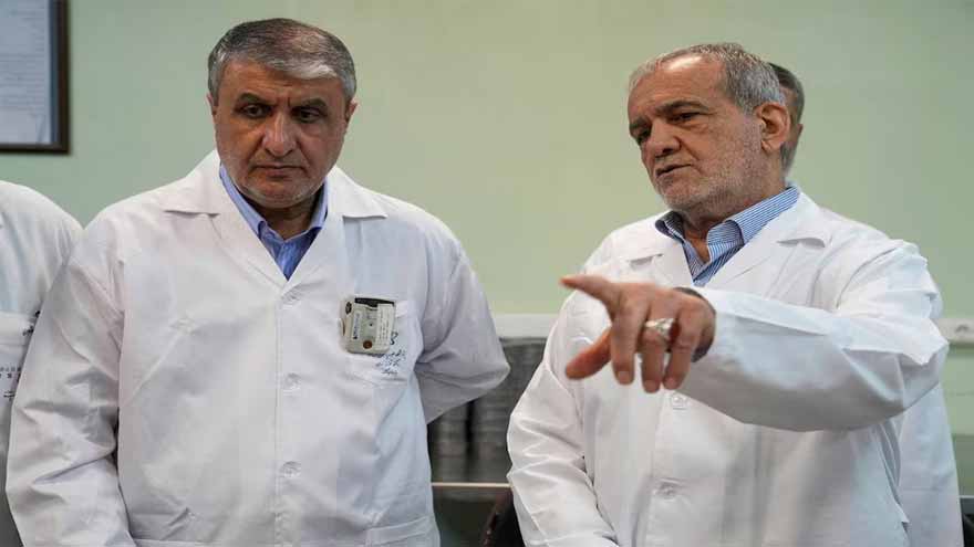 Iran's president says Tehran will rebuild its nuclear facilities