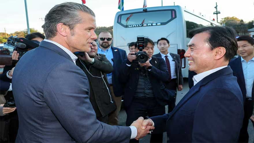 Hegseth visits DMZ ahead of talks on US troops in South Korea