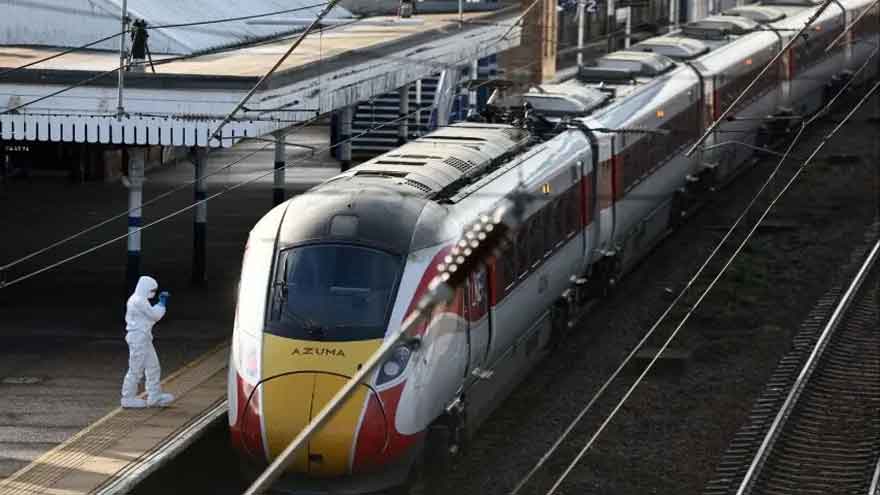 UK police charge British man with 10 counts of attempted murder in train attack