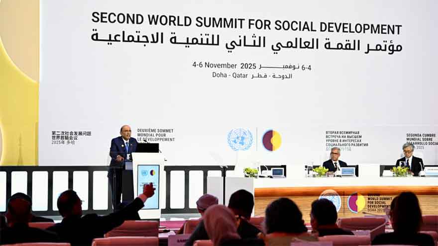 President Zardari urges global equality, solidarity, and social justice at Doha summit