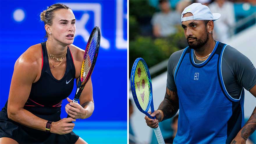 Sabalenka to face Kyrgios in 'Battle of Sexes' on December 28