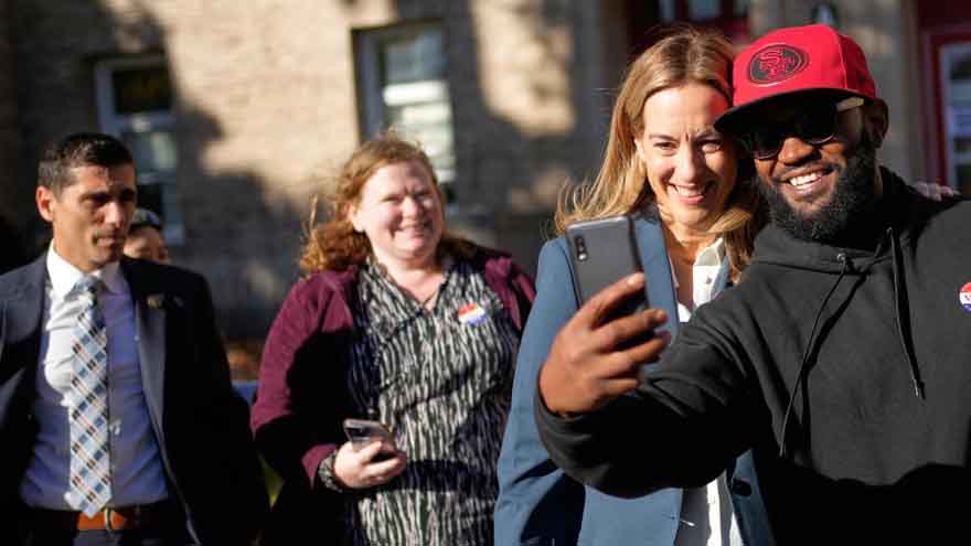 Democrat Mikie Sherrill elected governor of New Jersey, defeating opponent who aligned with Trump