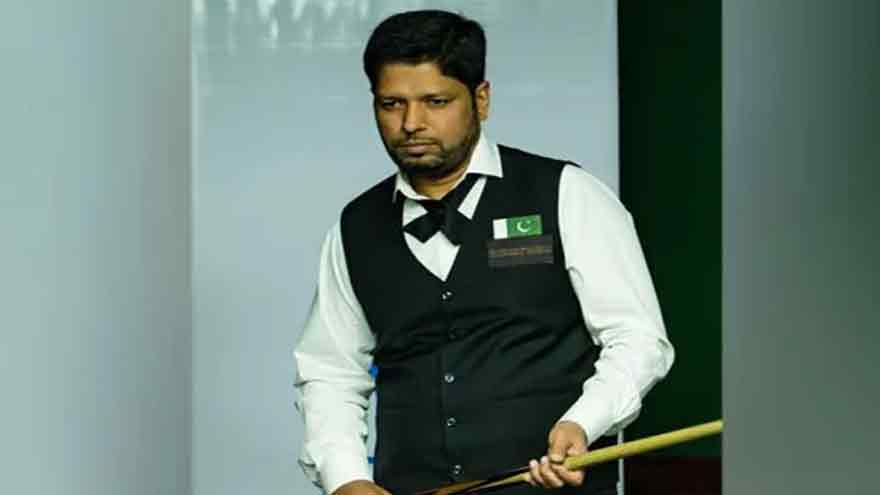 Shahid Aftab defeats Indian opponent to reach 2nd round of World Snooker Championship
