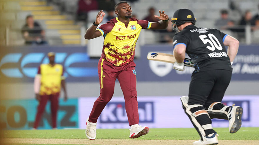West Indies edge New Zealand despite Santner brilliance