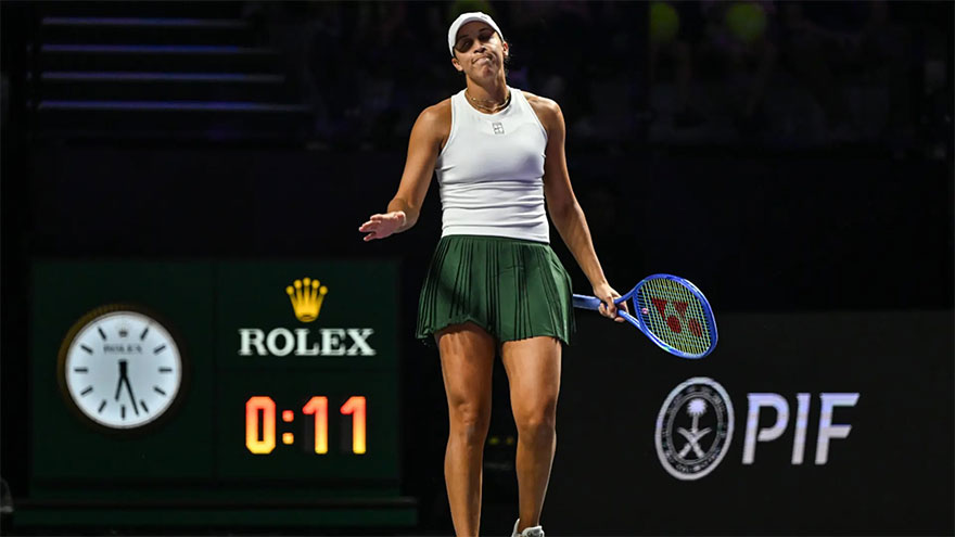 Keys withdraws from WTA Finals with illness