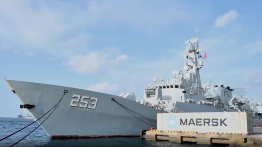 Pakistan Navy's PNS SAIF conducts joint drill with Maldives Coast Guard