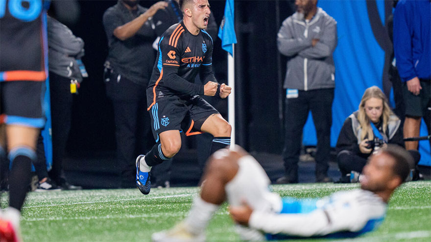 New York City beat Charlotte 3-1 to advance in MLS Cup playoffs