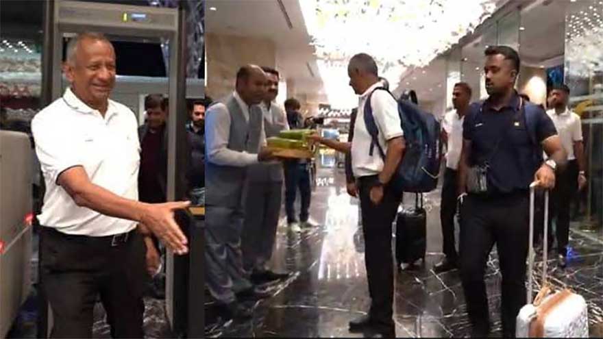 Sri Lankan team reaches Pakistan for ODI matches, T20 triangular series