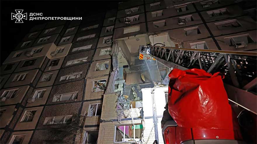 Russian strikes hit an apartment building and energy sites in Ukraine, killing 7