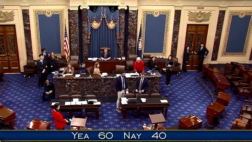 US Senate passes bill to end government shutdown, sends to House