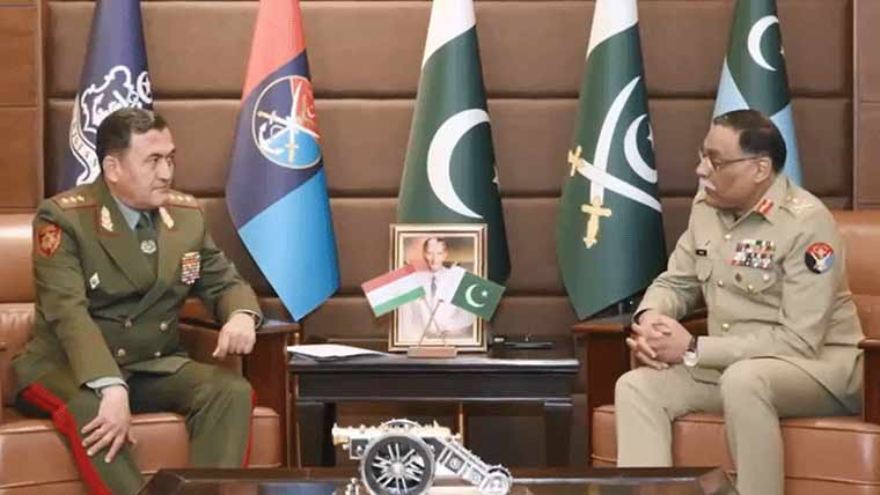 Pakistan, Tajikistan vow to deepen defence ties amid regional security talks