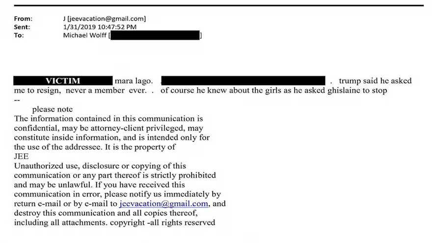 Epstein emails say Trump 'knew about the girls'; new House Democrat pledges file release