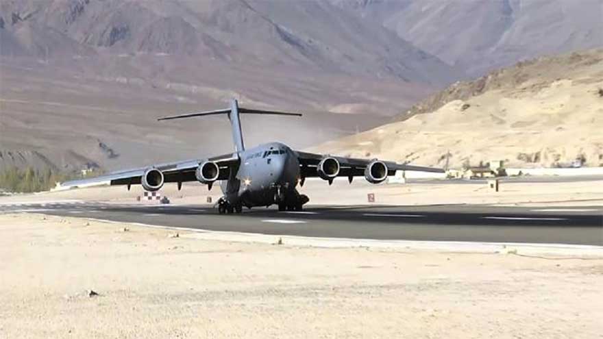 India inaugurates new military airbase close to China border, source says