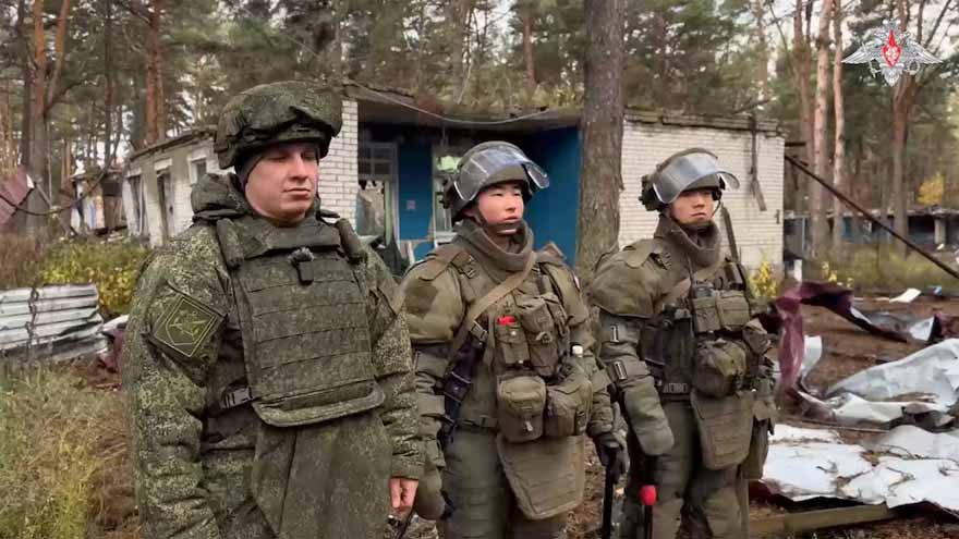 Russia says North Korean troops play key role in de-mining its Kursk region