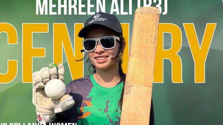 Pakistani batter Mehreen Ali sets global record in Blind Women's Cricket World Cup