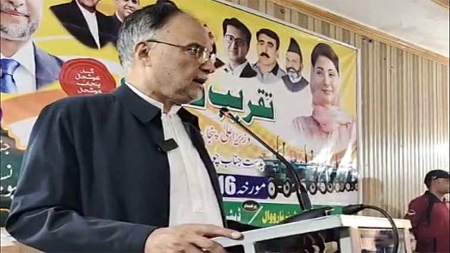 Any party creating unrest in Pakistan not loyal to country: Ahsan