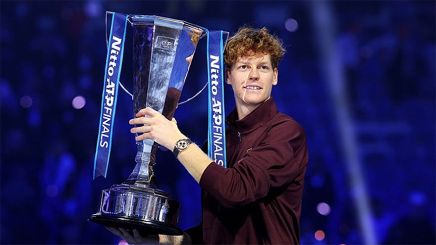 Sinner caps eventful year with ATP Finals triumph over great rival Alcaraz