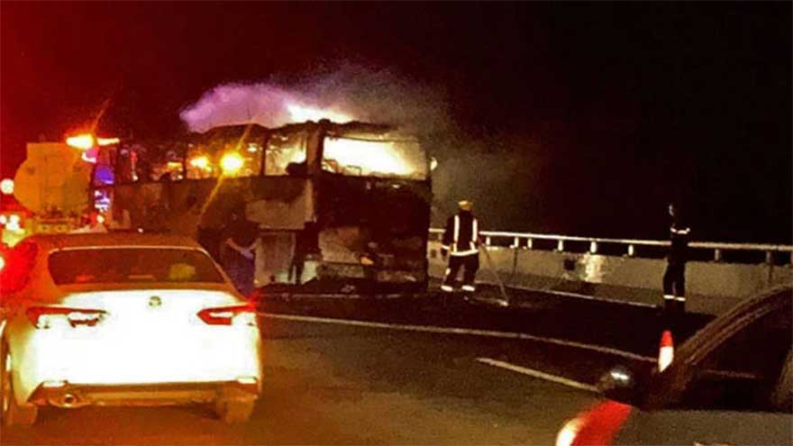 At least 42 Indian Umrah pilgrims die in collision between bus and tanker