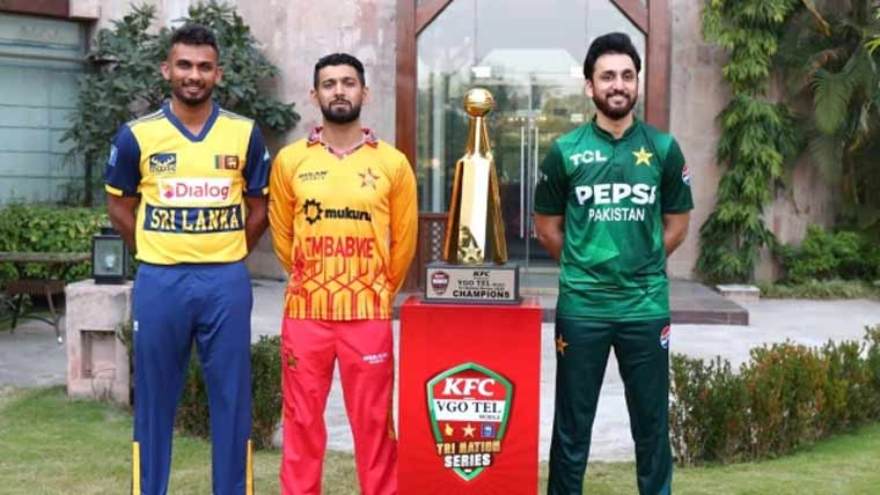 T20 tri-nation series trophy unveiled ahead of Pakistan-Zimbabwe opener
