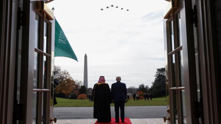 Trump hosts Saudi Crown Prince in first White House visit in seven years