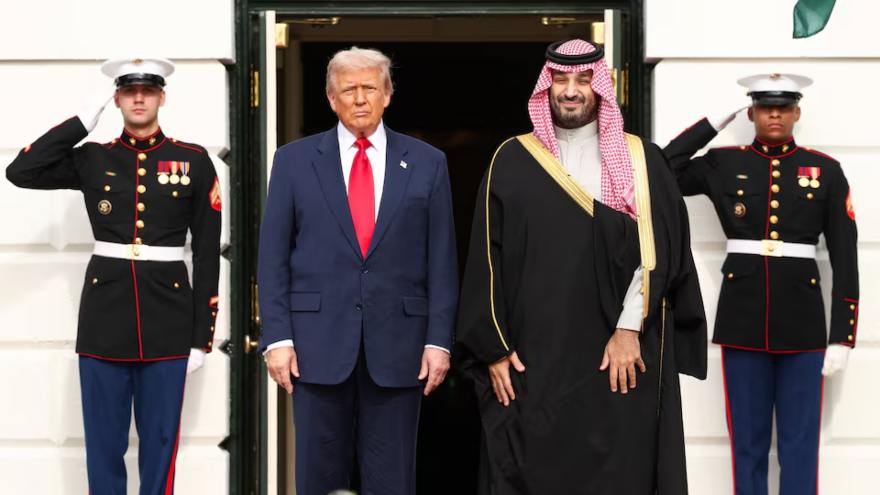 Trump hosts Saudi Crown Prince in first White House visit in seven years