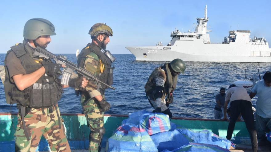 Pakistan Navy seizes $130 million meth shipment in Arabian Sea