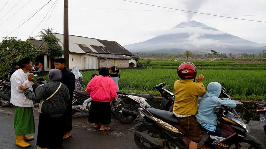 Indonesia evacuates stranded climbers after Semeru volcano erupts