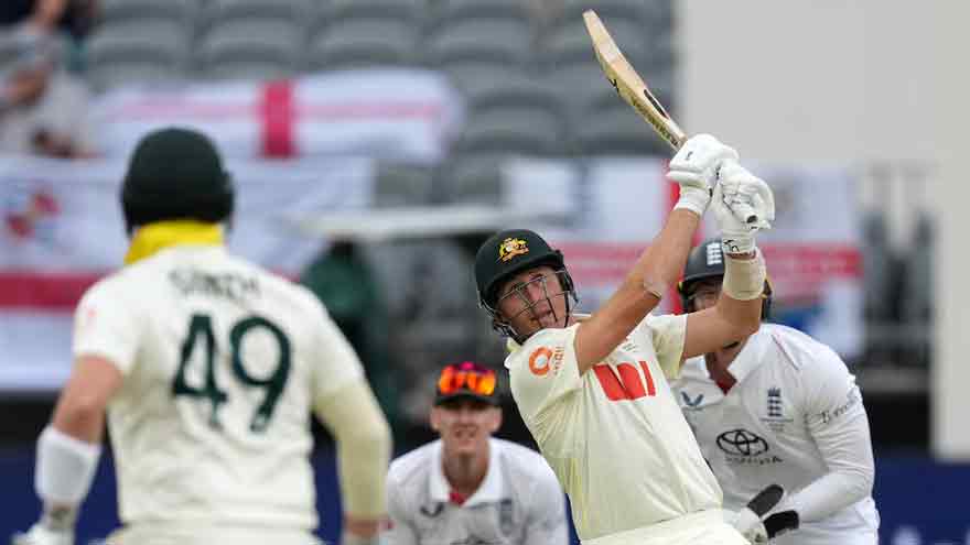 Australia win first Ashes test against England by eight wickets