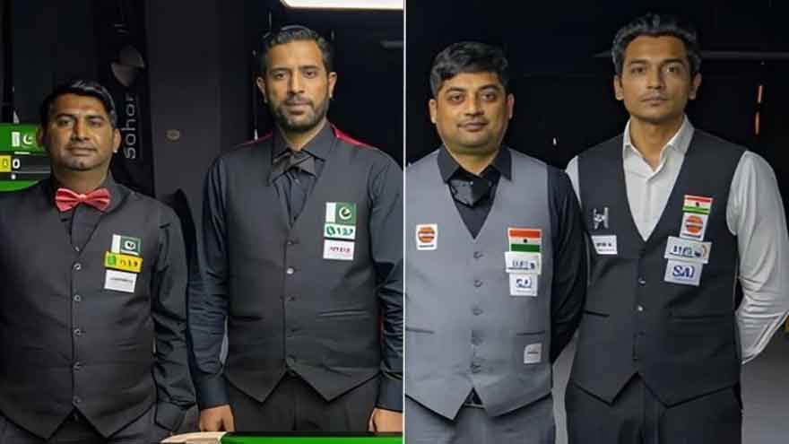 Pakistan storms into Team Snooker World Cup Final with 3-1 win over India