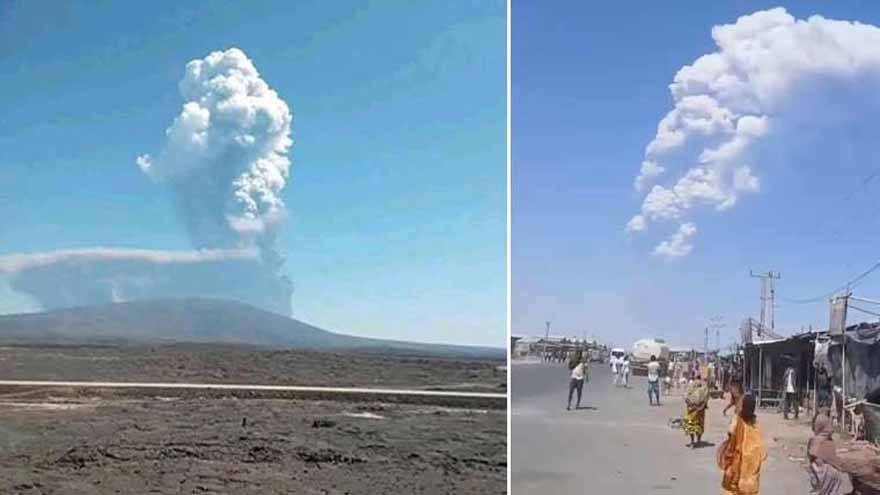 Pakistan issues volcanic ash advisory as Ethiopian eruption sends cloud towards region