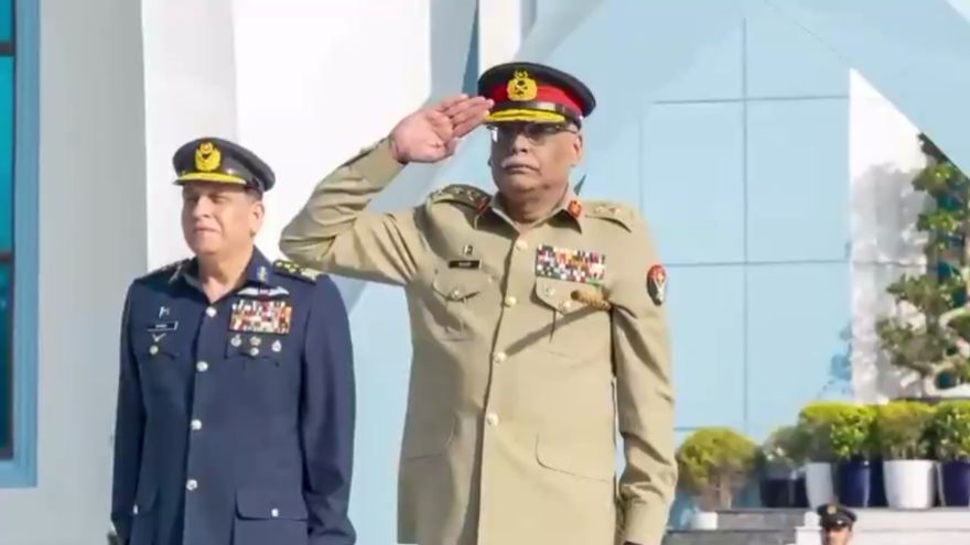 Outgoing General Sahir Mirza commends tri-services cooperation at PAF headquarters