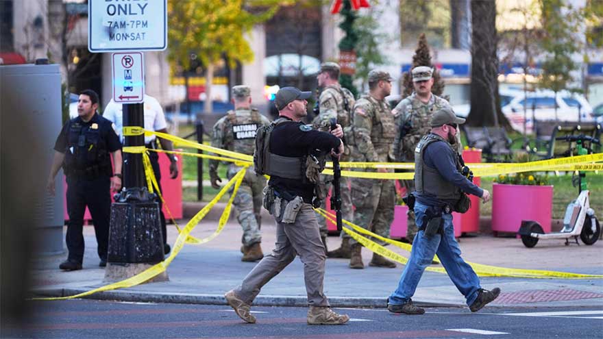 Two National Guard members wounded in shooting near White House