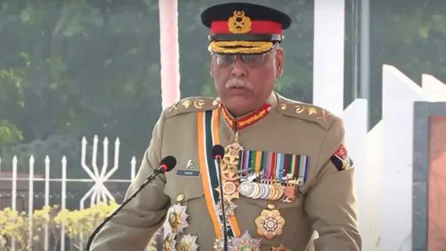 Gen Sahir stresses on coordinated, unified strategy amid evolving threats
