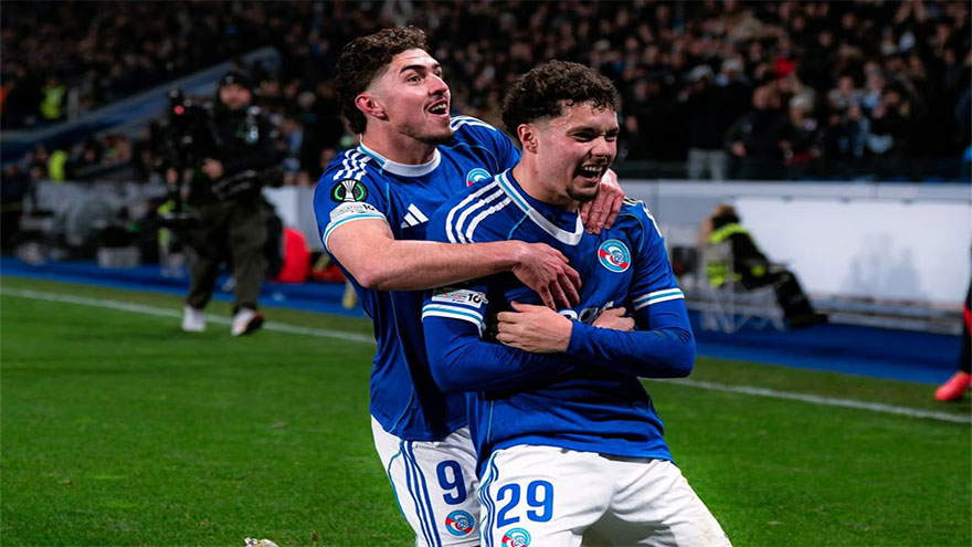 Strasbourg sink Crystal Palace in Conference League