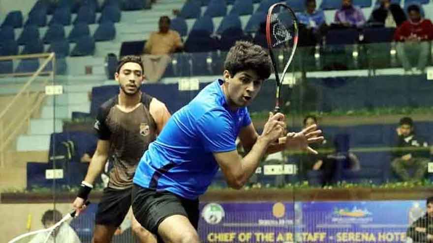 Noor Zaman clinches chief of the air staff international squash title after thrilling five-game final